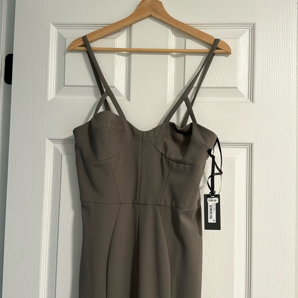 New with tags Vera Wang dress, ash grey size 10